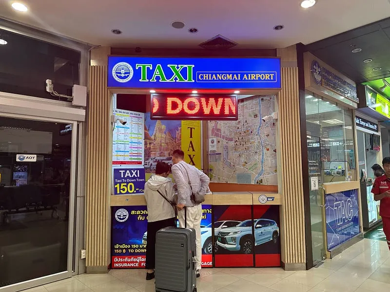 計程車的櫃檯