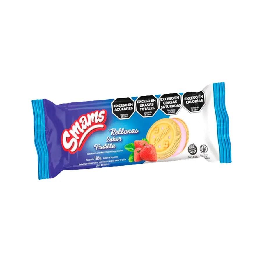 GALLETITAS SABOR FRUTILLA SMAMS - Imagen 1