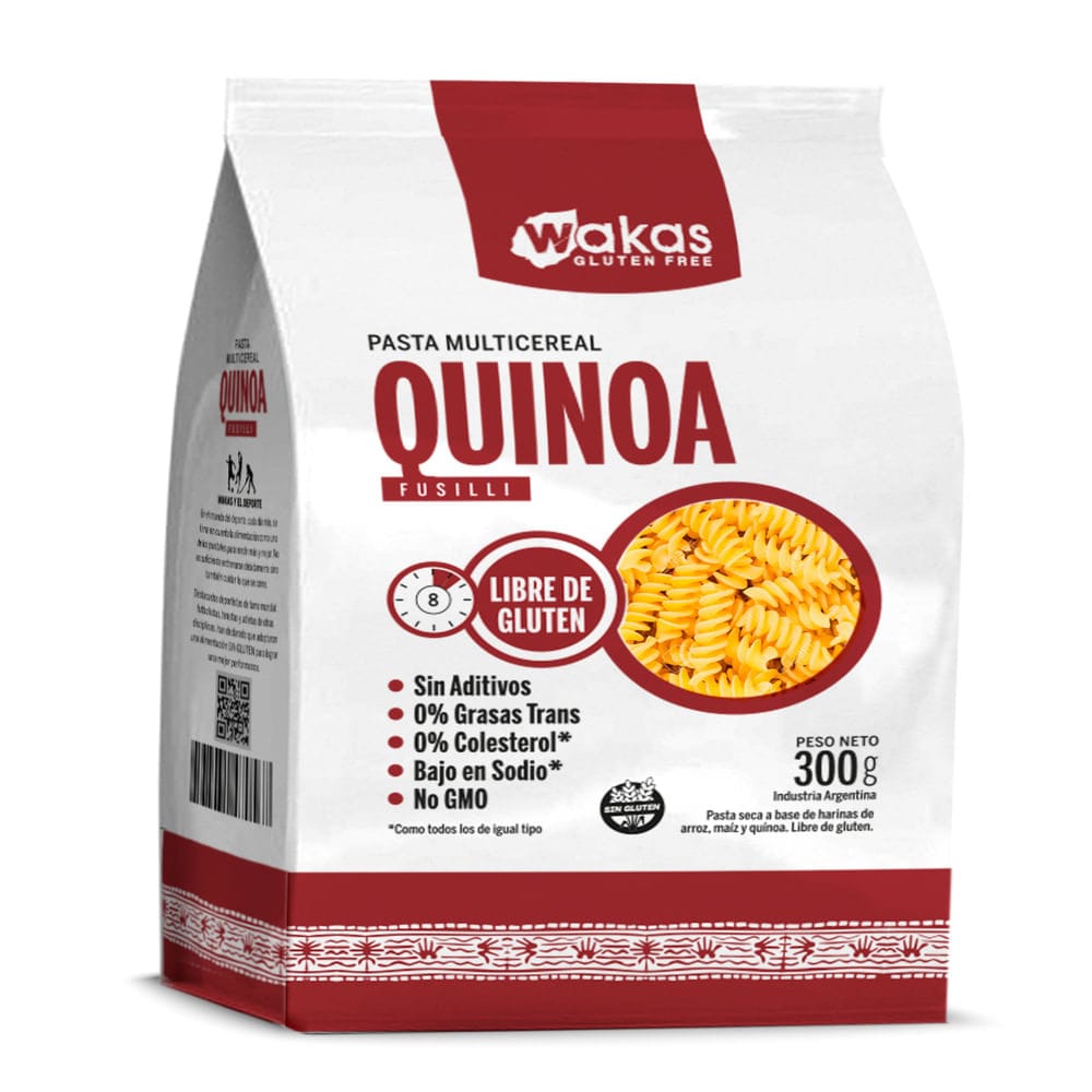 PASTA MULTICEREAL QUINOA FUSILLI - Imagen 1