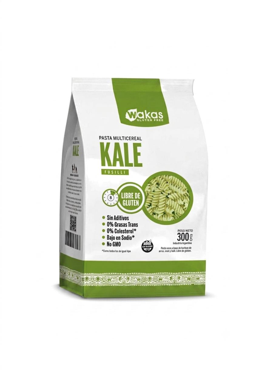 PASTA MULTICEREAL KALE FUSILLI - Imagen 1