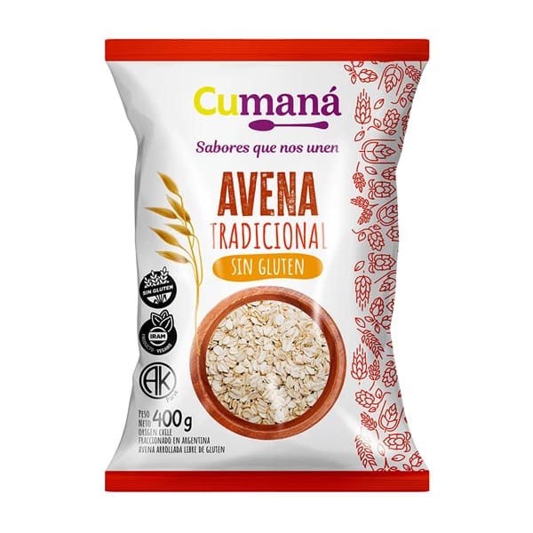 AVENA TRADICIONAL SIN GLUTEN CUMANA - Imagen 1