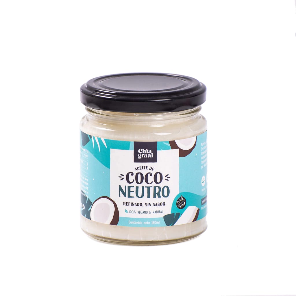 ACEITE DE COCO NEUTRO CHIA GRAAL 180 ML - Imagen 1