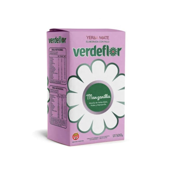 YERBA MATE VERDE FLOR MANZANILLA