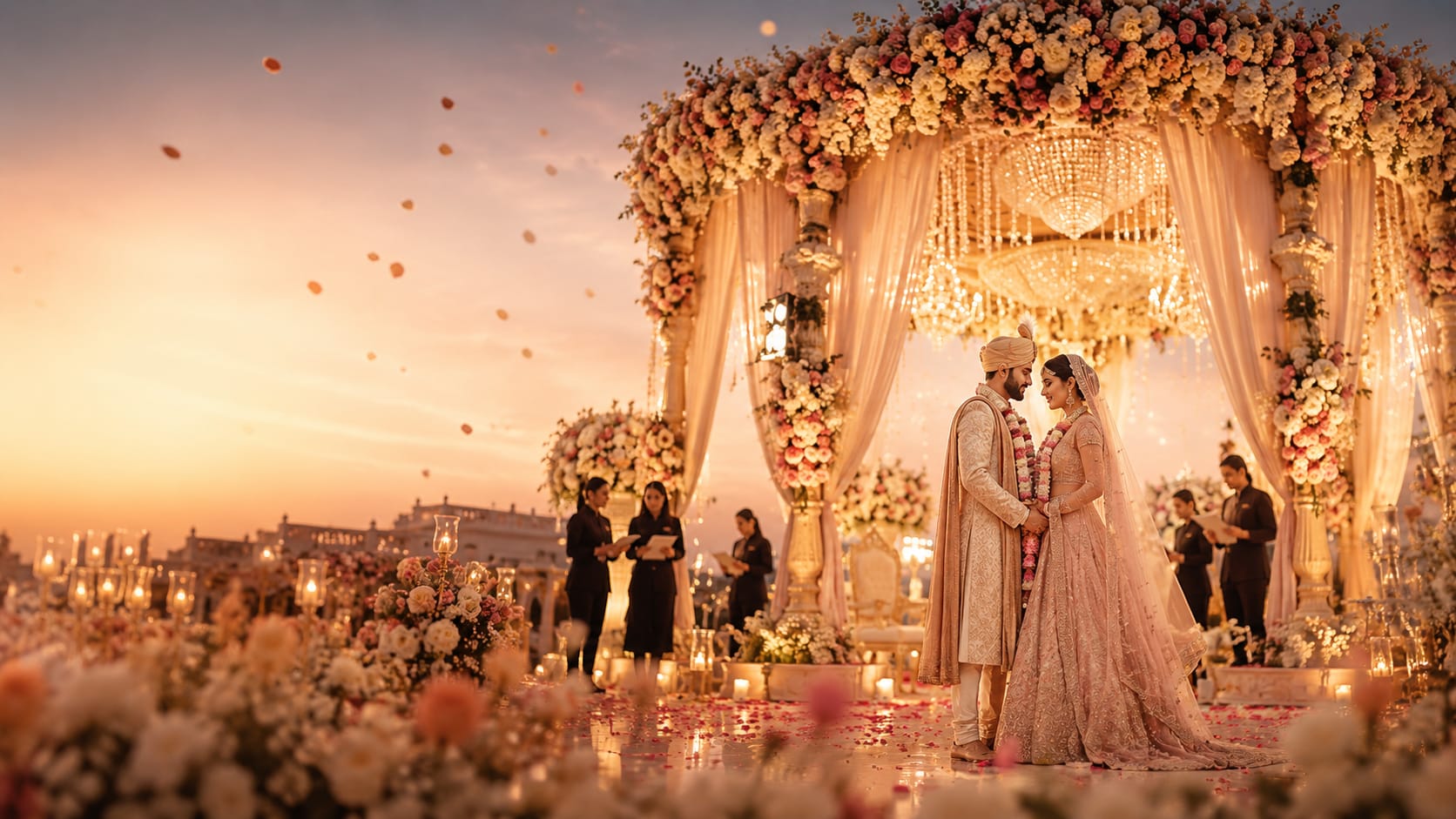 Luxury wedding ceremony