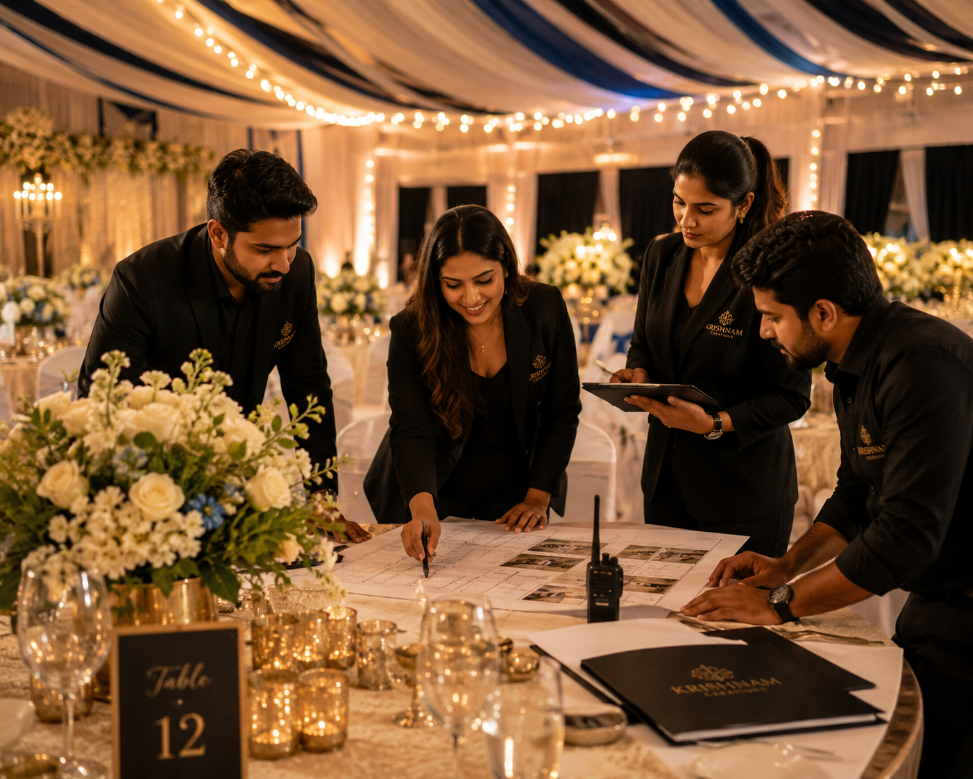 Krishnam Creations event planning team
