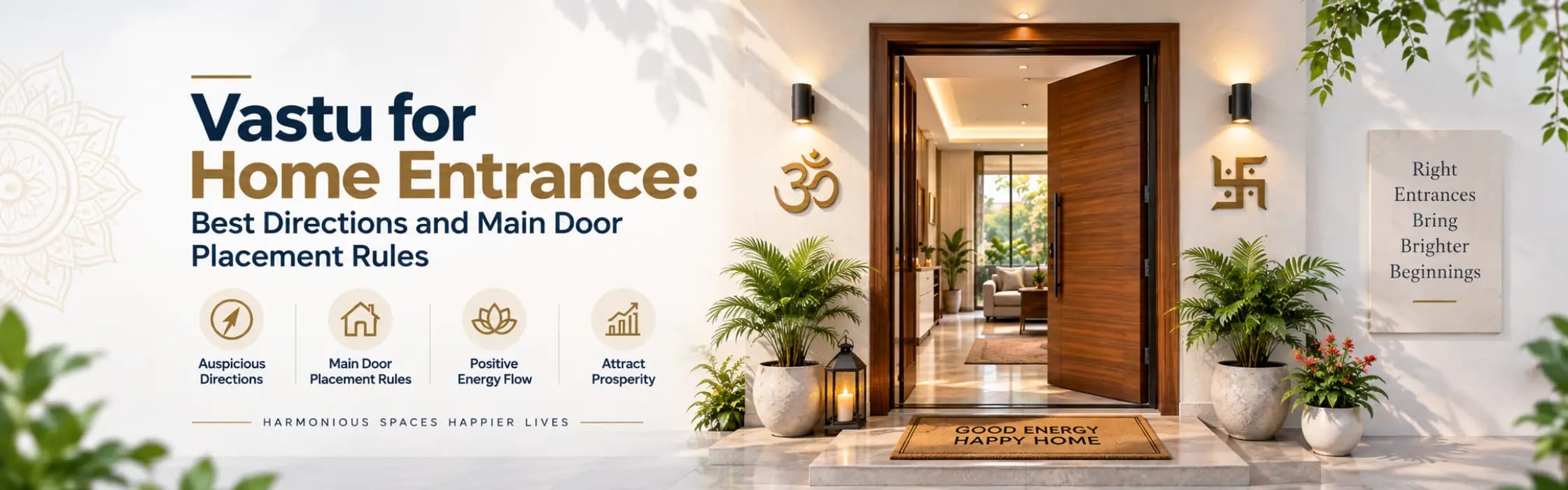 Vastu for Home Entrance: Main Door Direction & Rules