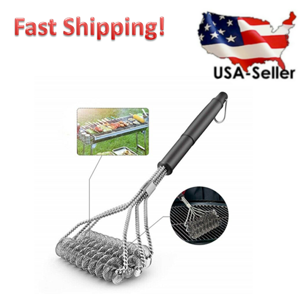 Bristle Free 5in1 BBQ Grill Brush Scraper Cleaner Set Grill