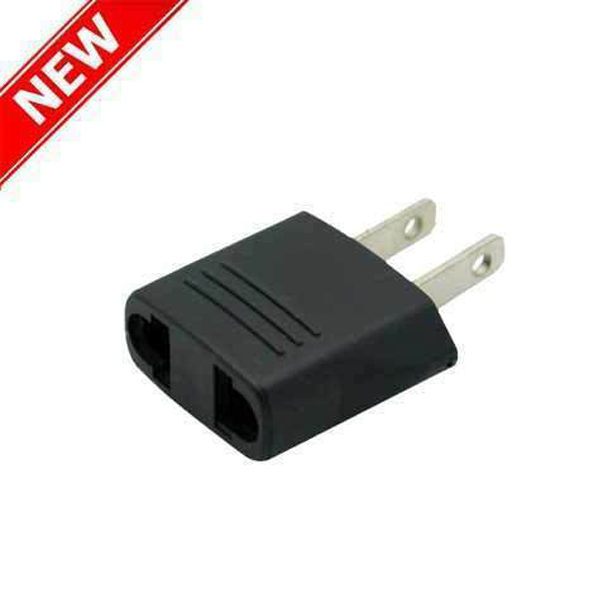 4PCS EU Euro Europe to US USA Power Jack Wall Plug Converter Travel Adapter Jf
