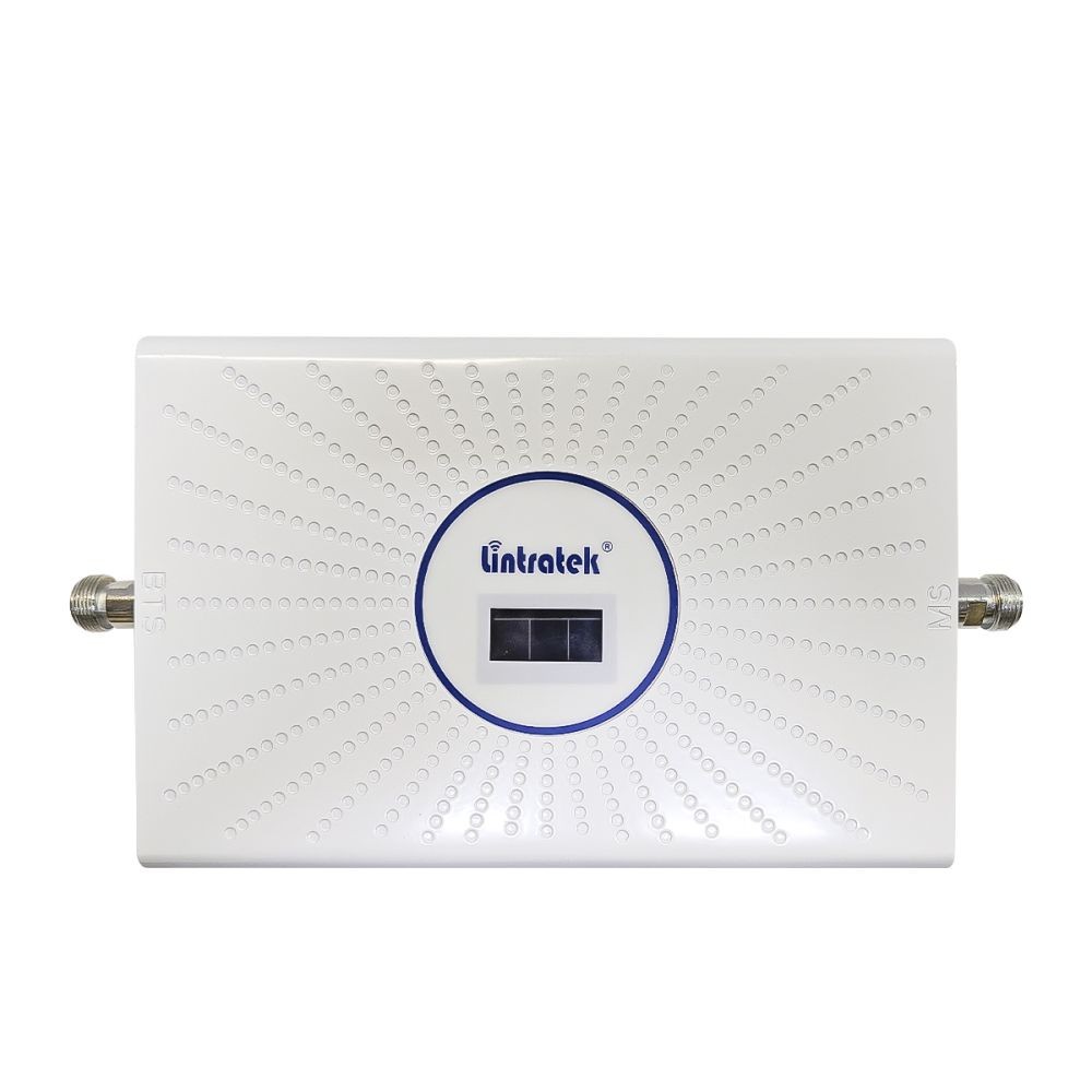 Репитер Lintratek KW23C-GDW тридиапазонный 2G 3G 4G усилитель сотовой связи до 750 м² с дисплеем для дома дачи офиса