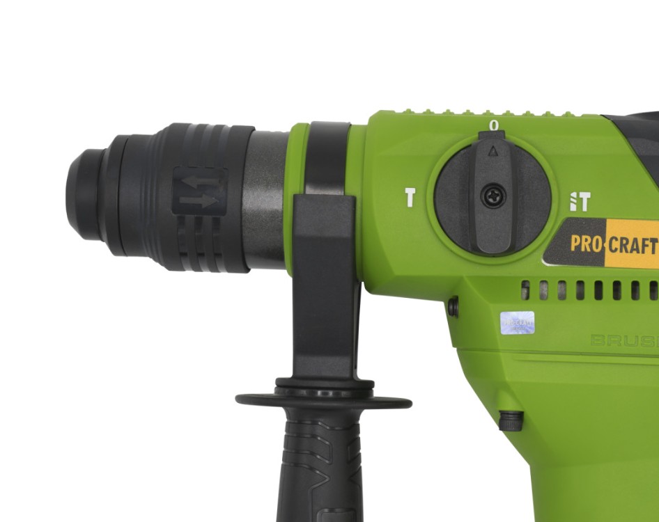 Перфоратор Pro-Craft BH-2100N сетевой 1260 Вт с 5300 уд мин и весом 5.5 кг для демонтажных работ до 1100 об мин для ремонтных