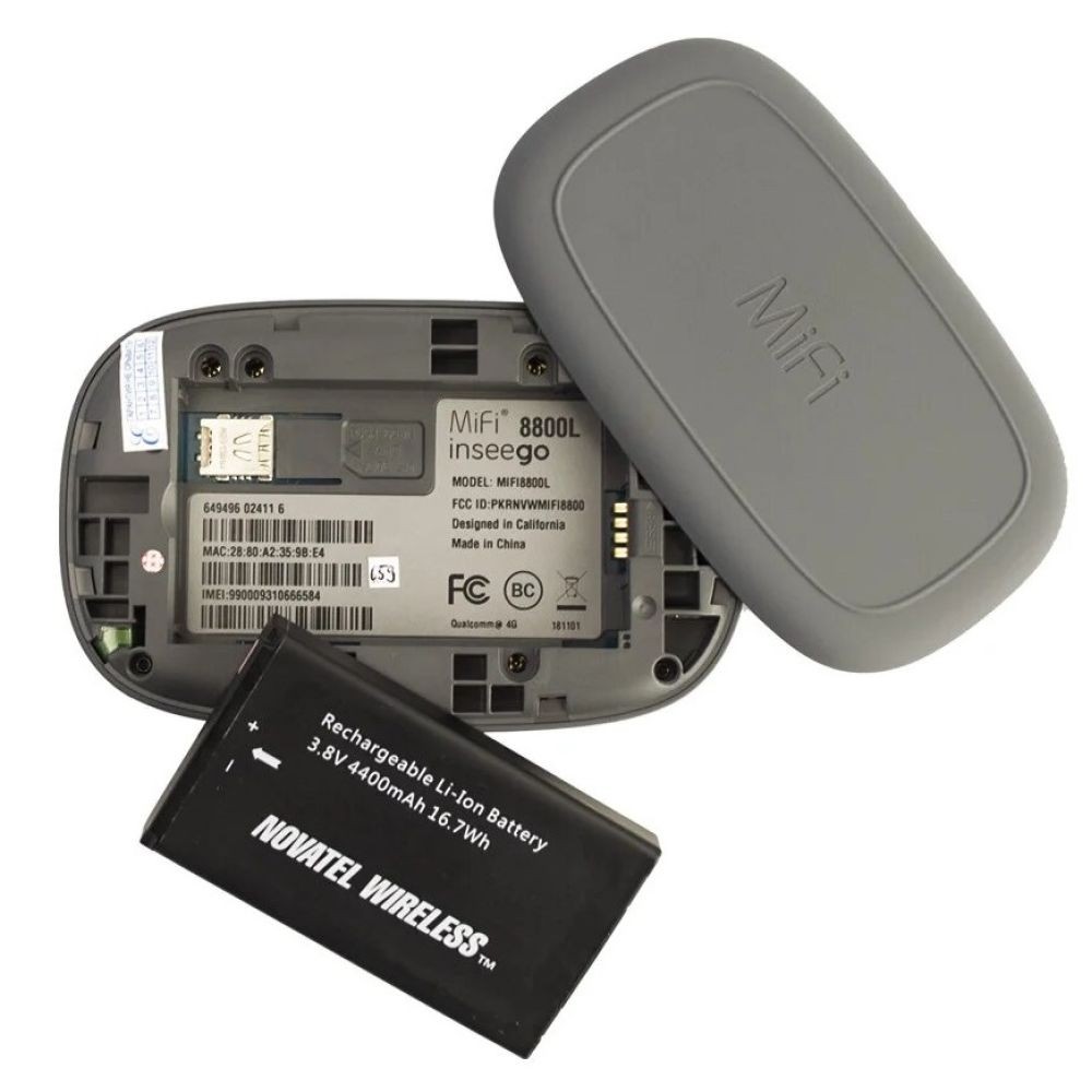 Универсальный 4G LTE роутер Novatel MiFi 8800L с двухдиапазонным Wi-Fi и подключением внешней антенны отличный выбор для бытового