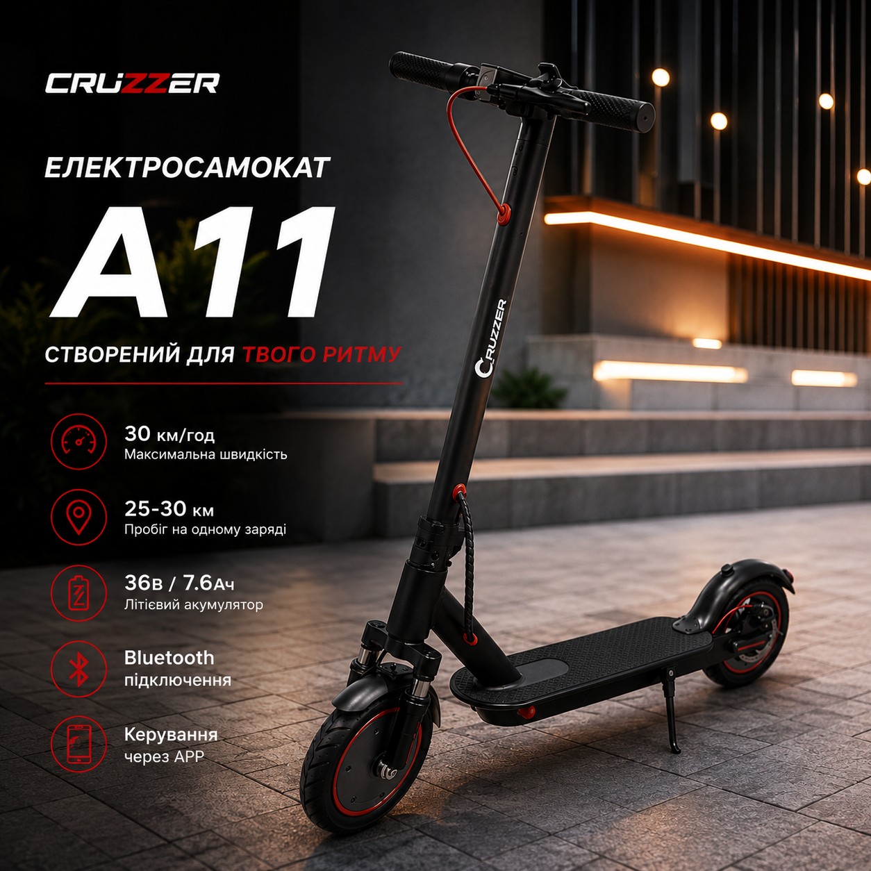 Электровелосипед CRUTTER для взрослых, аккумуляторный электроскутер для курьера, 254 мм колеса, 120 кг максимальная нагрузка 30