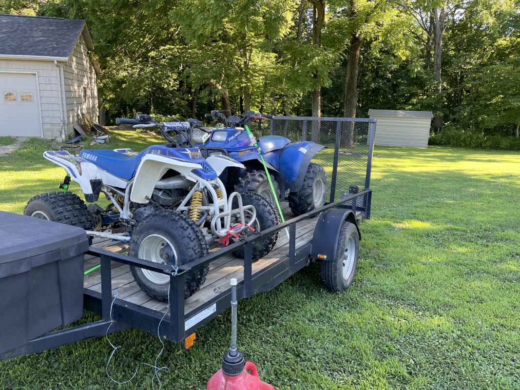 Light duty open trailer with gates photo 3