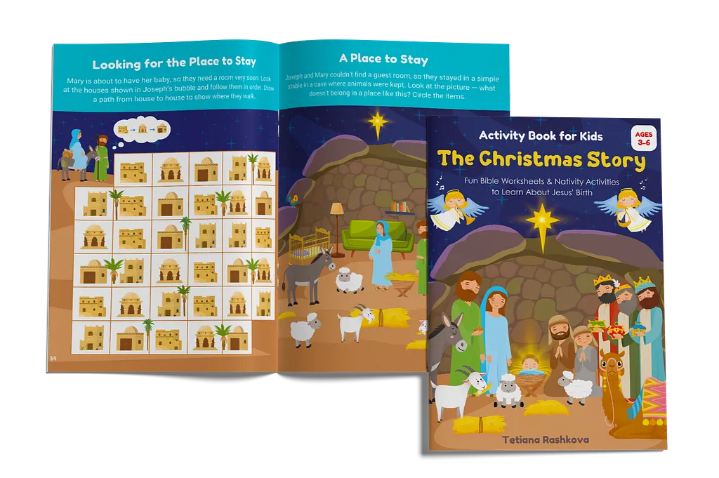 The Christmas Story Activity Book for Kids - Image 2