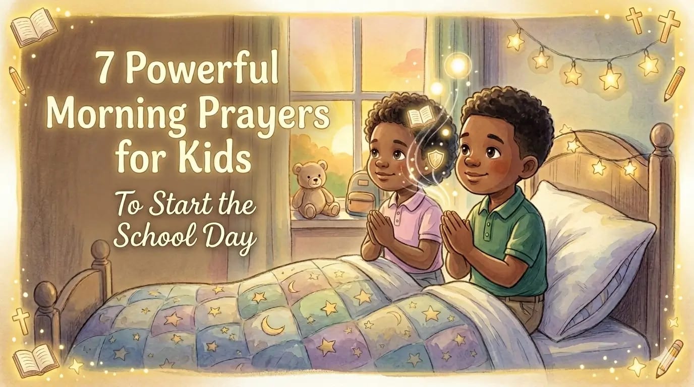 7 Powerful Morning Prayers for Kids
