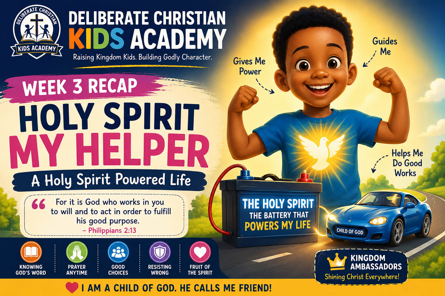 DCKA Week 3 Recap: Holy Spirit My Helper — A Holy Spirit Powered Life