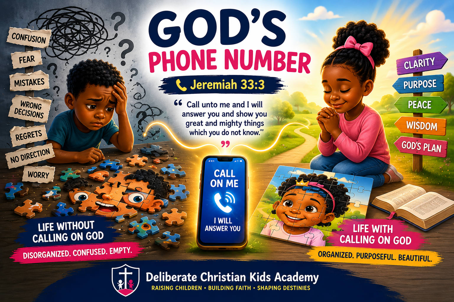 Deliberate Christian Kids Academy Weekly Lesson Summary