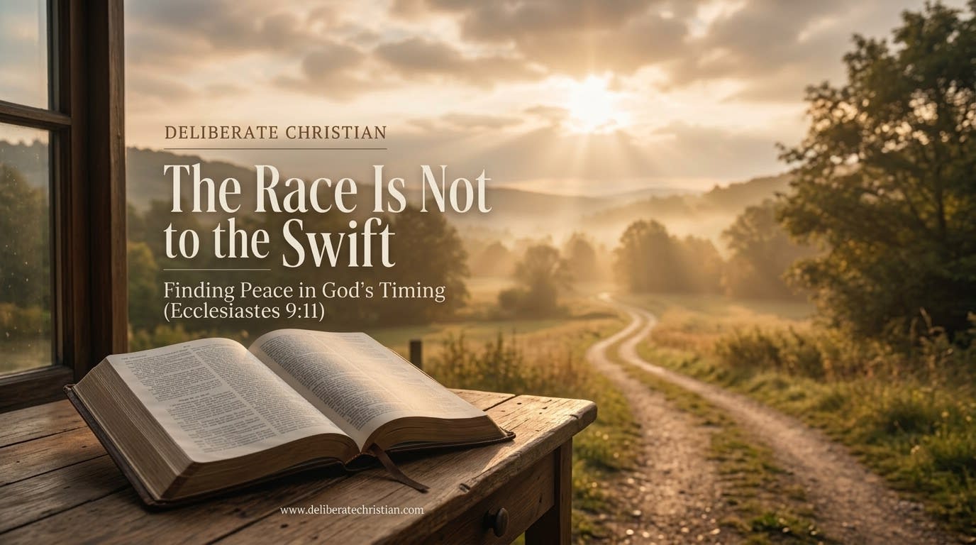 The Race Is Not to the Swift: Finding Peace in God’s Timing(Ecclesiastes 9:11)
