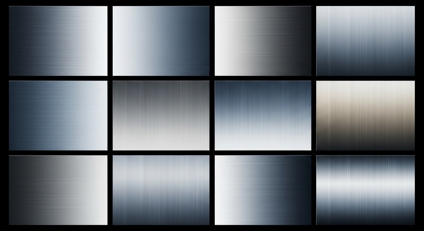 Brushed Metal Gradient Backgrounds