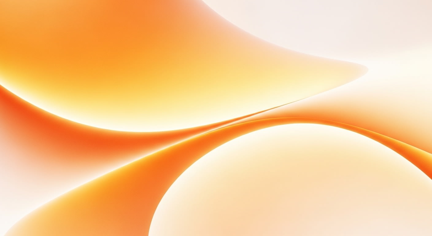Elegant Abstract Orange Gradient Wave Background Texture
