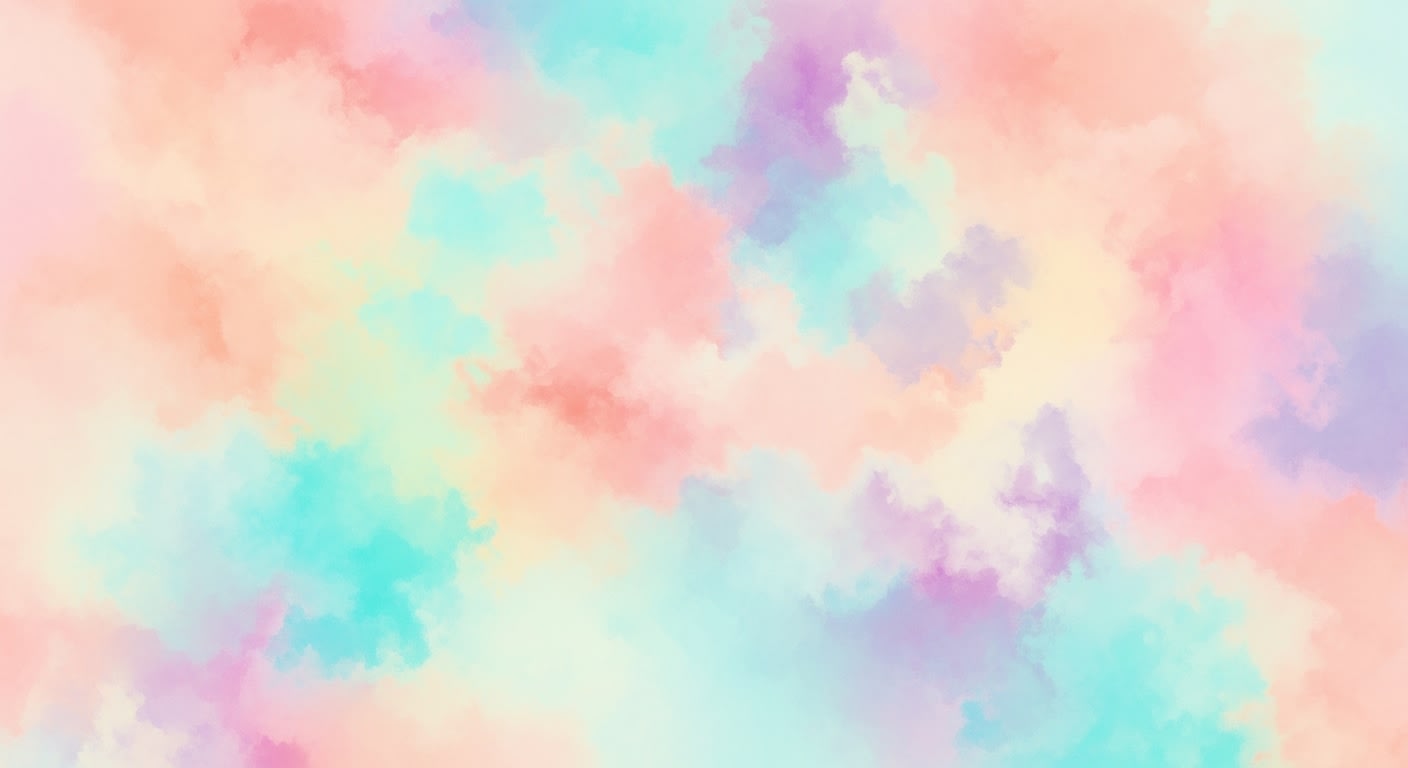 Dreamy Pastel Watercolor Gradient Background Texture