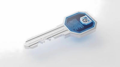 Unlock Digital Potential with the Futuristic Key Design