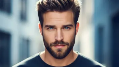Capture the Essence Create a Portrait of a Handsome Man