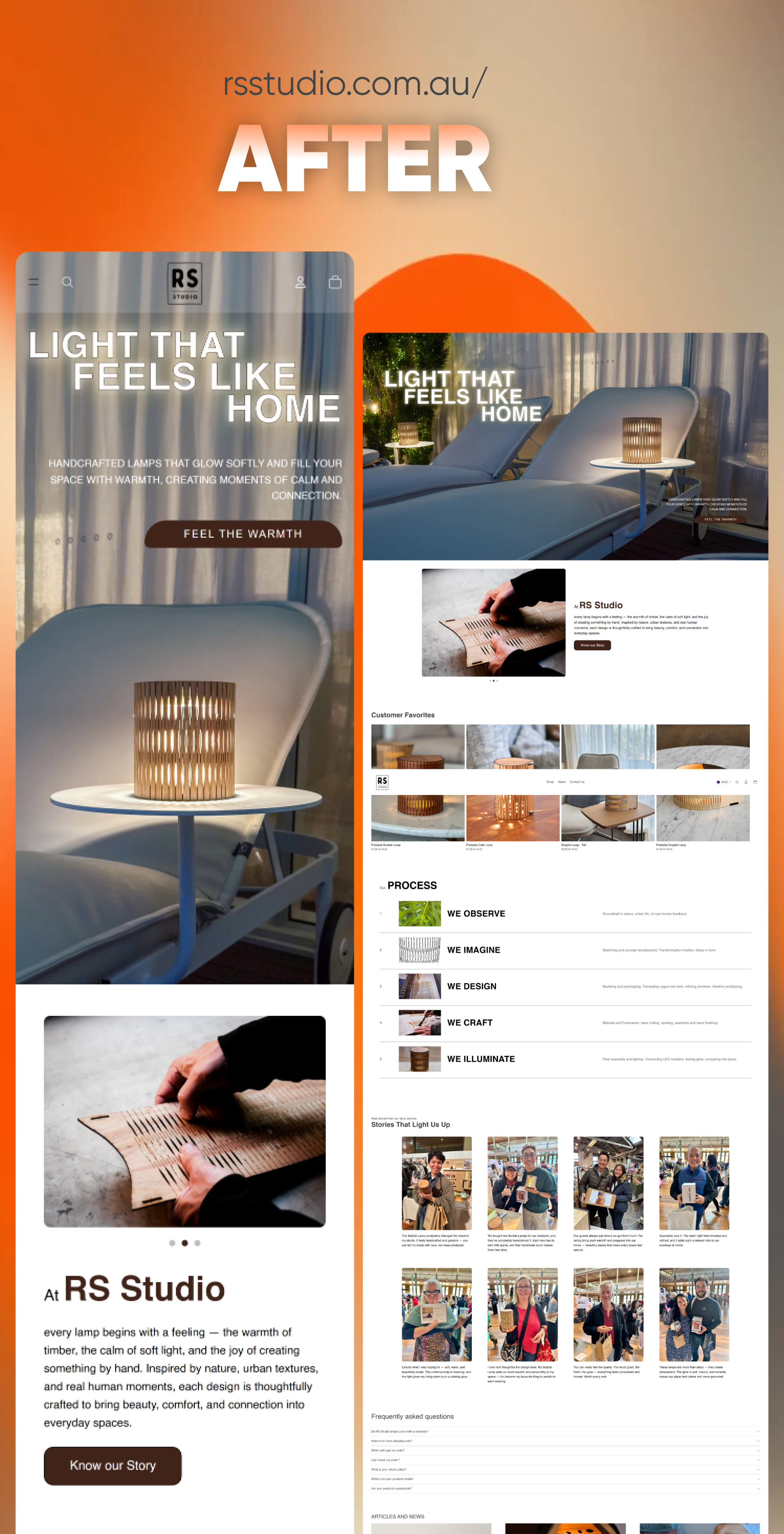 After - Websie RS Studio - PixG Redesign 