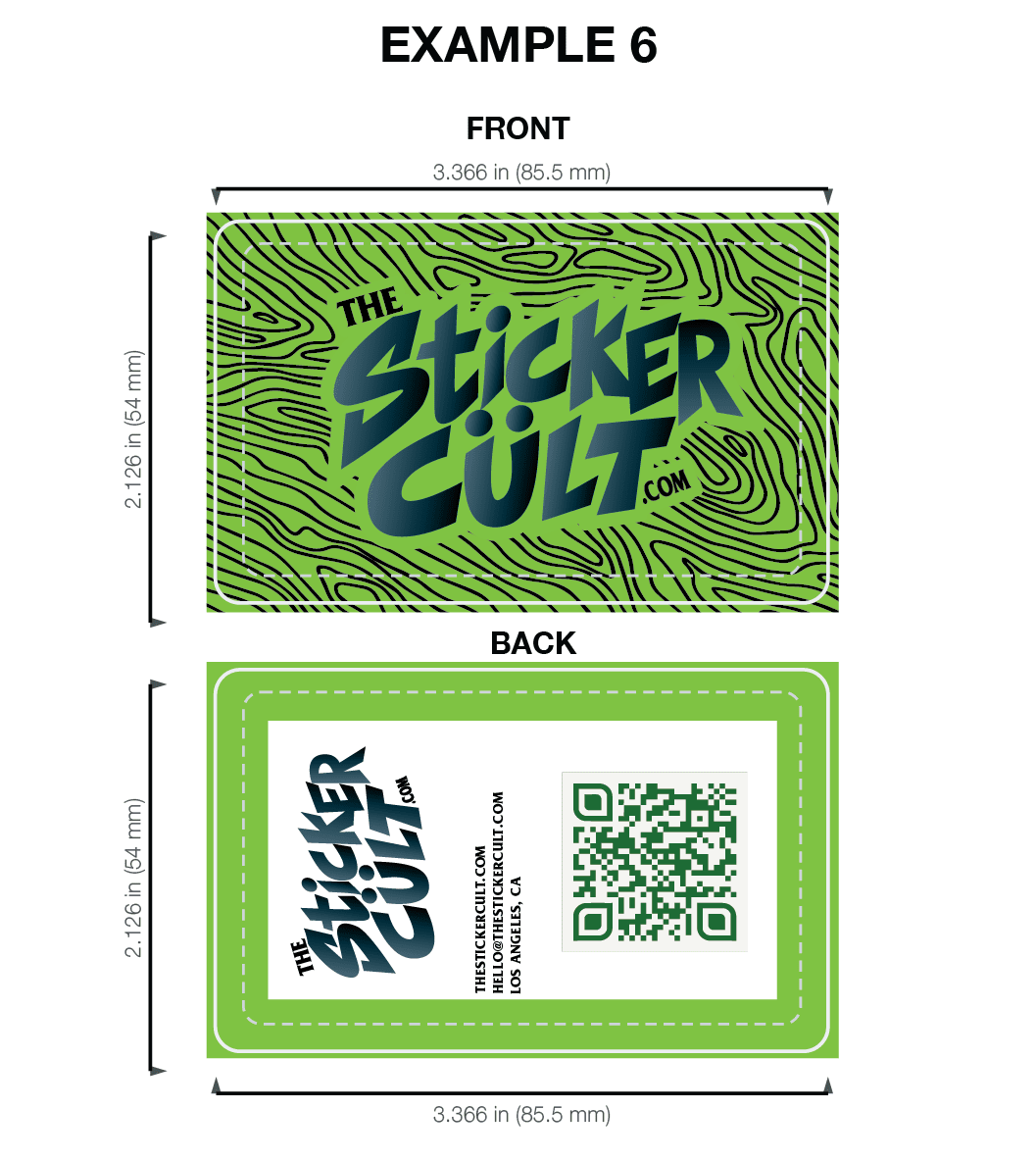 Custom NFC Business Card example 6