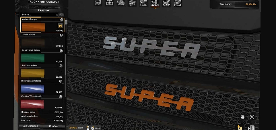 МОД Super interior LED Logo Addon v1.1 ДЛЯ EURO TRUCK SIMULATOR 2