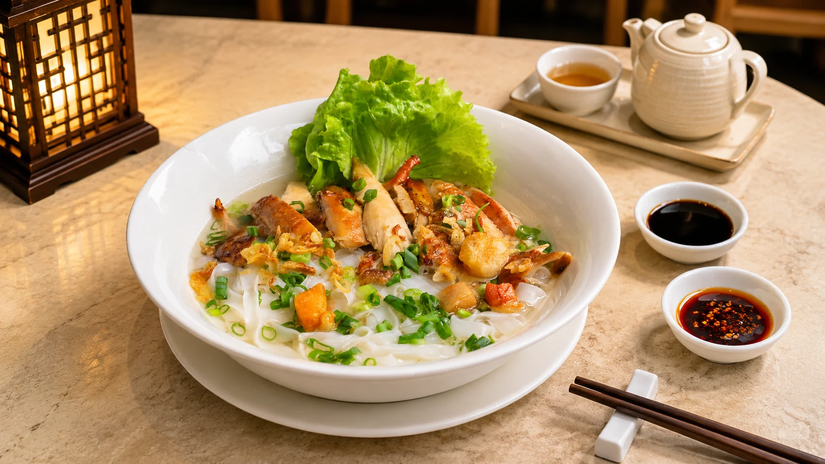 Hủ Tíu Gà Xé