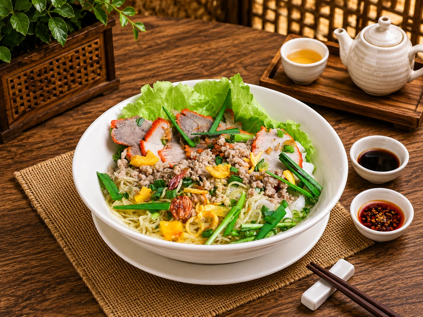 Hủ Tíu Mì Xá Xíu