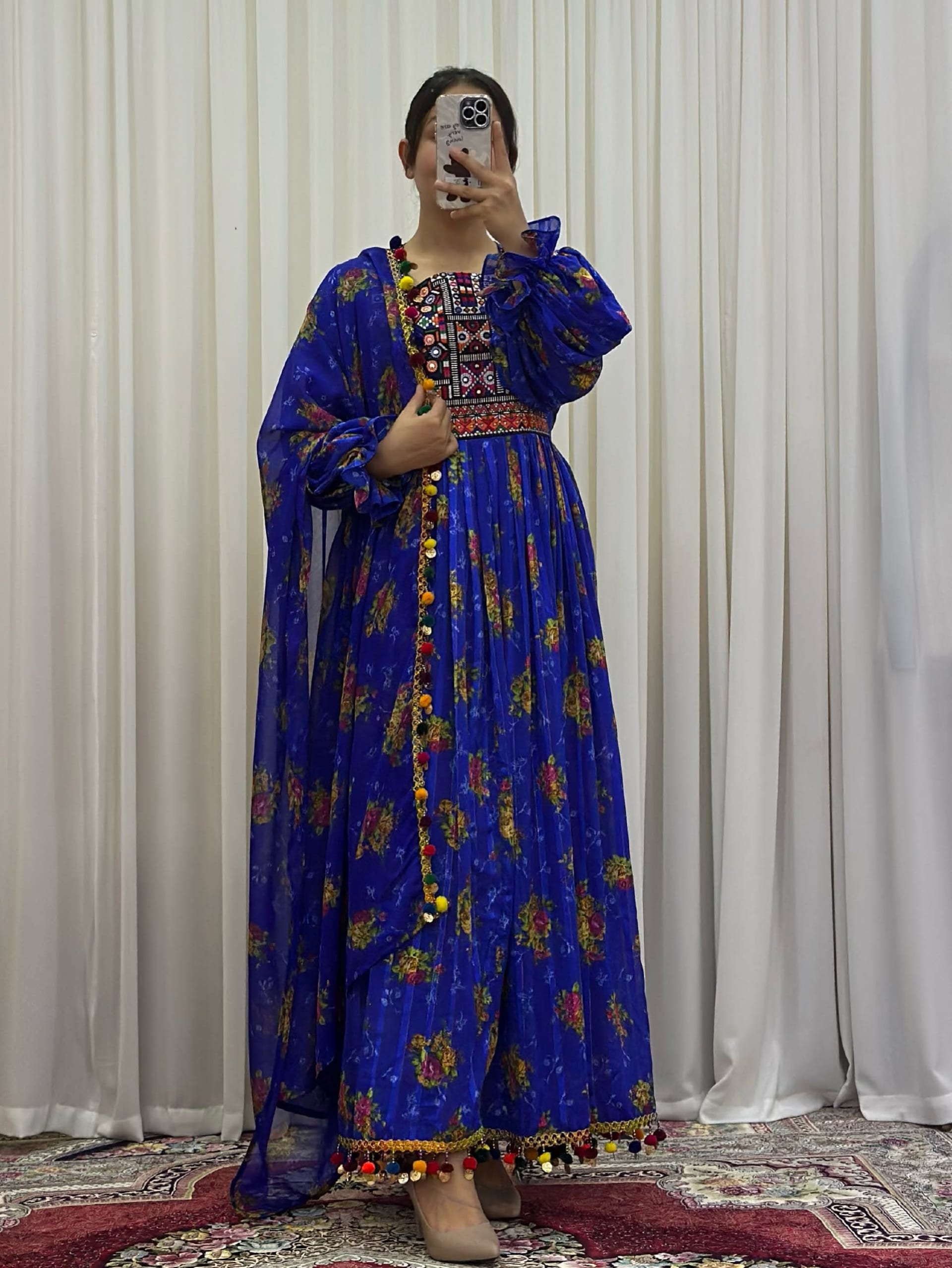 Afghanisches Kleid – Leicht & Bequem | Traditionelles Afghani Kleid - 3