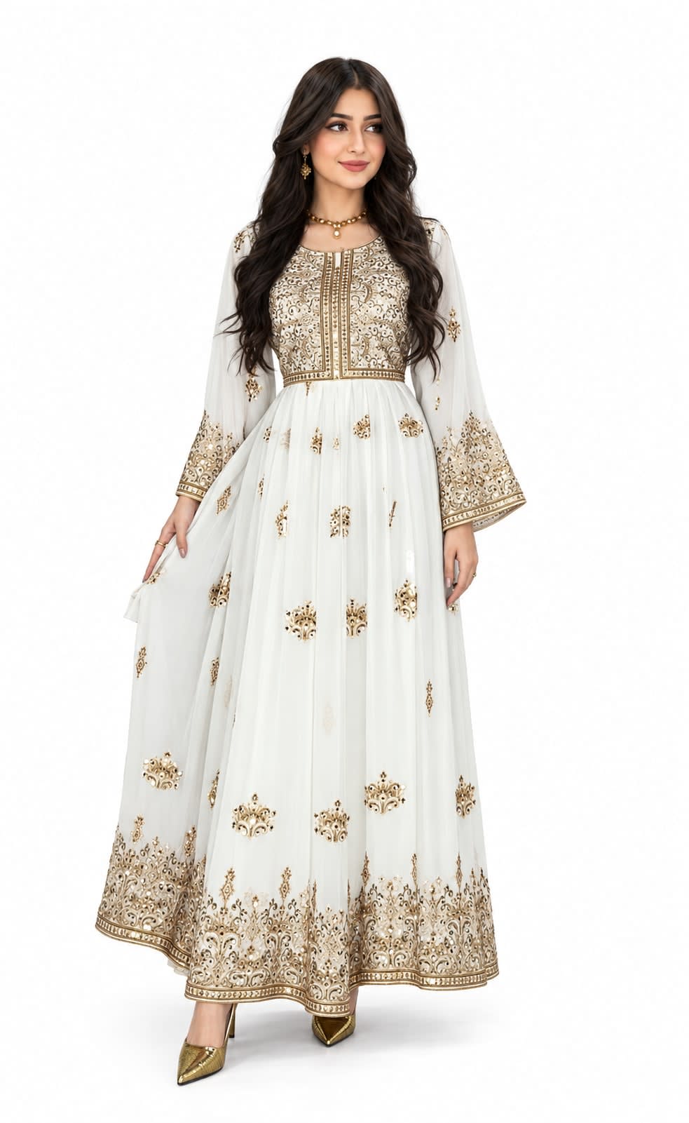 Hazaragi Wedding Dress — handmade Afghan dress