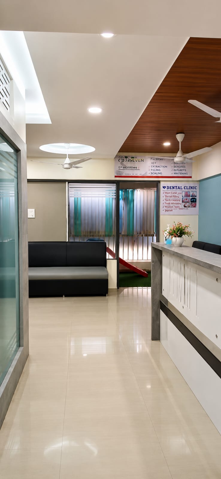 Interior of Vasundhara Homeopathy Clinic, a calm and welcoming consultation space