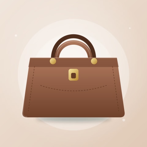 Maison Verde Leather Tote Handbag