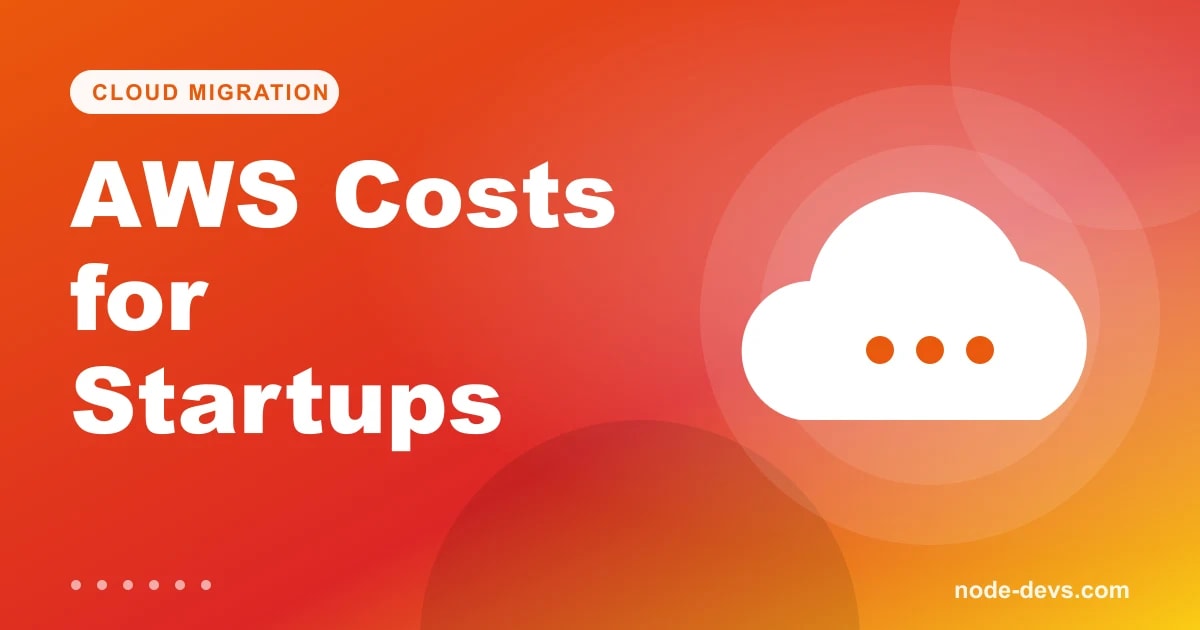 Optimize AWS costs for startups - cloud icon illustration