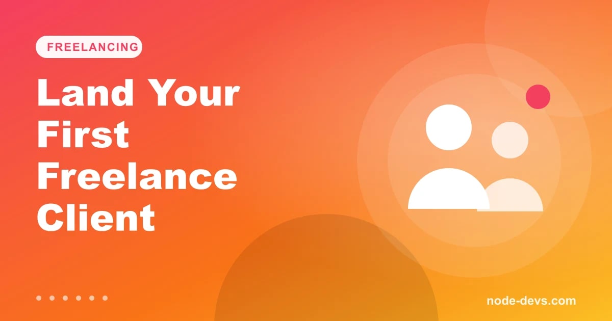 How to get your first freelance client - people illustration
