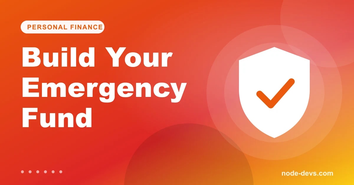How to build an emergency fund - shield with checkmark illustration
