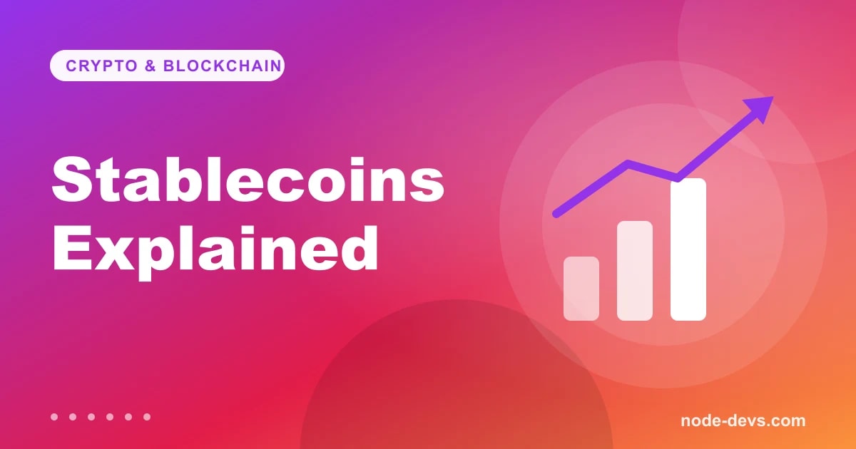 Stablecoins explained - bar chart illustration
