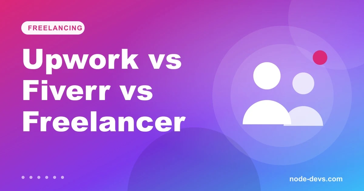 Upwork vs Fiverr vs Freelancer.com comparison for beginner freelancers