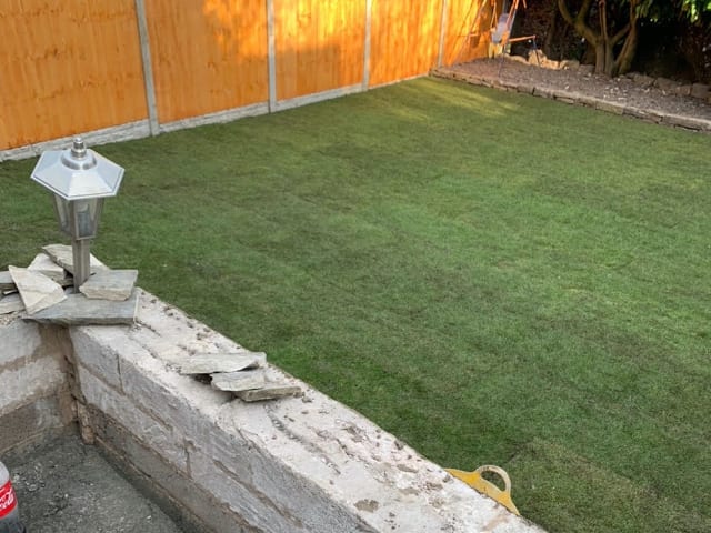 Work in progress on paving