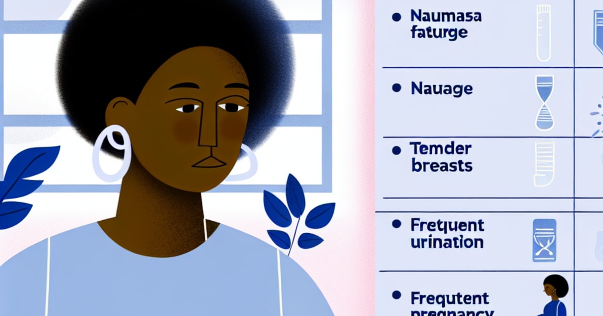 Early Pregnancy Symptoms: What to Expect - Blog Post