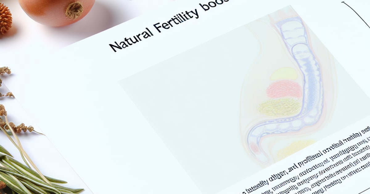 Natural Fertility Boosters - Enhance Your Fertility Naturally