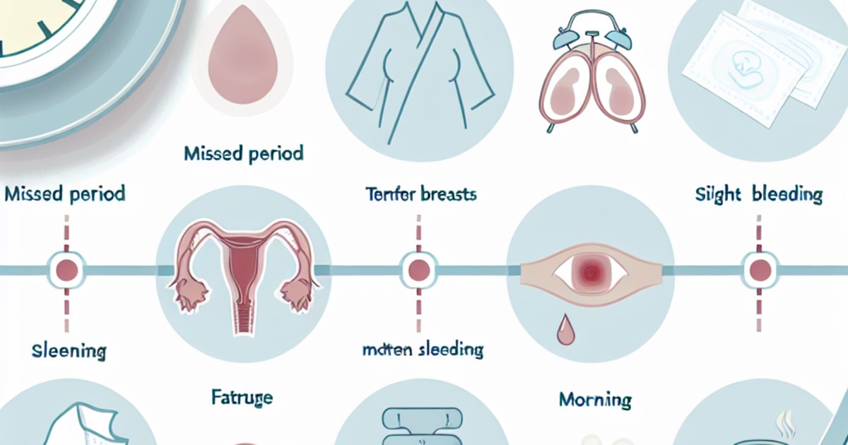 Early Pregnancy Symptoms - Understanding the First Signs