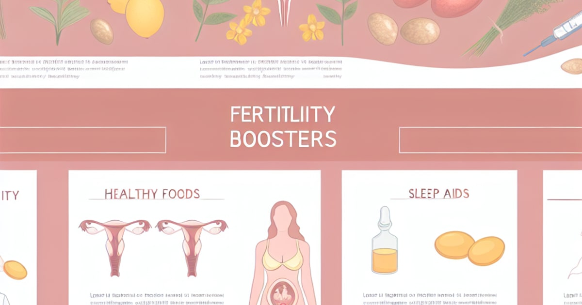 Natural Fertility Boosters - Enhance Your Fertility Naturally