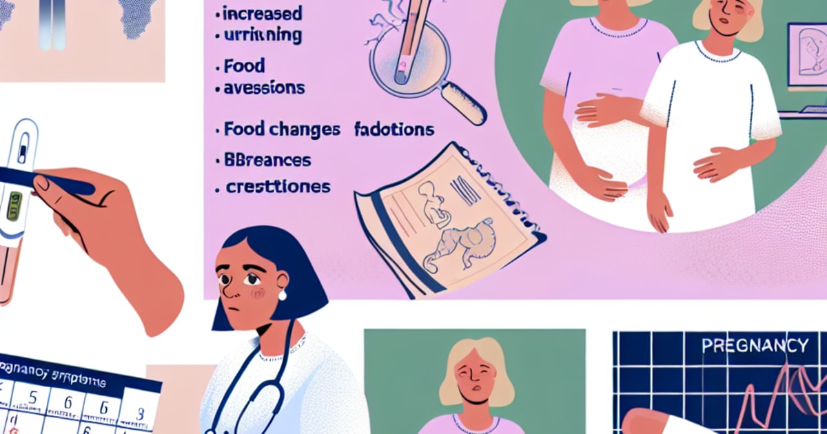 Early Pregnancy Symptoms - Recognizing the First Signs