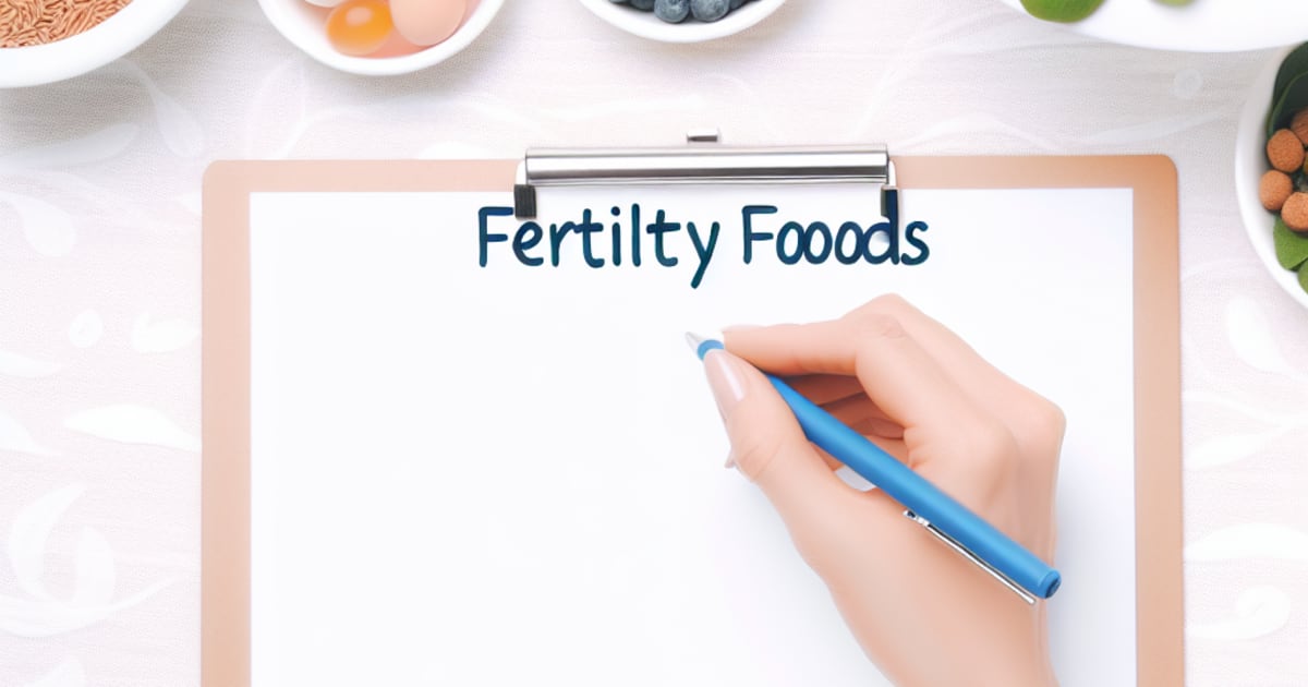 Fertility Foods: Boost Your Reproductive Health Naturally