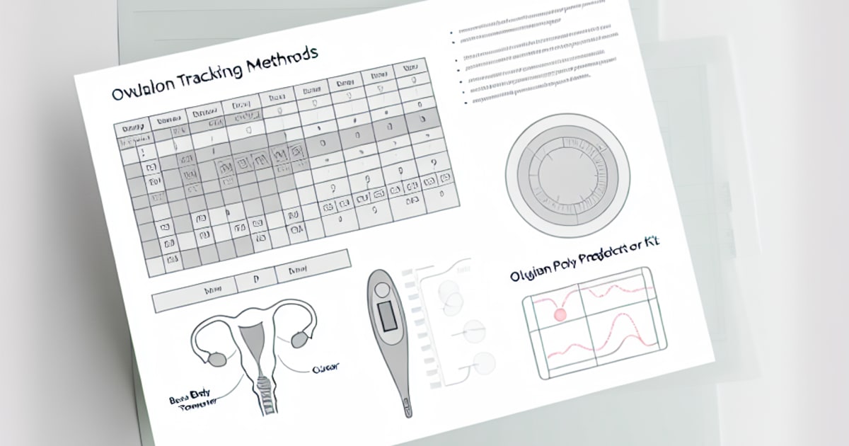 Understanding Ovulation Tracking Methods - A Comprehensive Guide