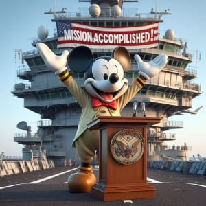 MISSION ACCOMPLISHED [Sic]